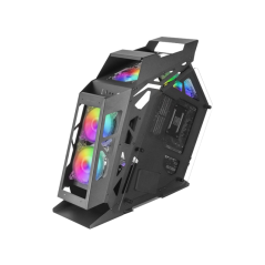 Contrôleur Mars Gaming Chroma ARGB - Mesure en mm : 540x234x500 - Éclairage RGB adressable + 39 Modes d'éclairage - Double fenêt