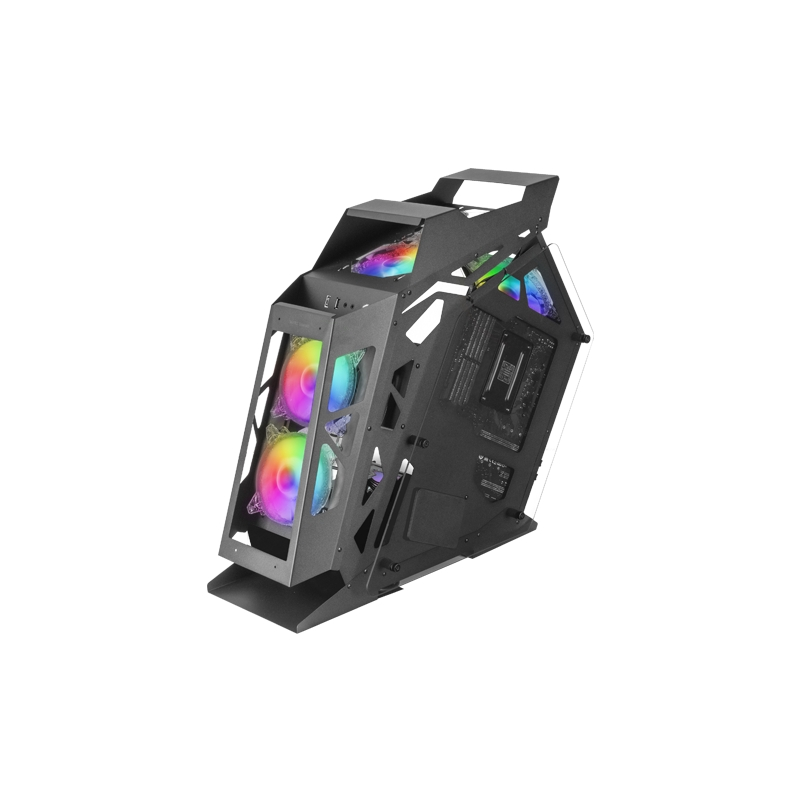 Contrôleur Mars Gaming Chroma ARGB - Mesure en mm : 540x234x500 - Éclairage RGB adressable + 39 Modes d'éclairage - Double fenêt