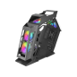 Contrôleur Mars Gaming Chroma ARGB - Mesure en mm : 540x234x500 - Éclairage RGB adressable + 39 Modes d'éclairage - Double fenêt