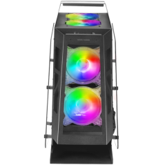 Contrôleur Mars Gaming Chroma ARGB - Mesure en mm : 540x234x500 - Éclairage RGB adressable + 39 Modes d'éclairage - Double fenêt