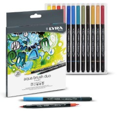 Lyra marqueurs pinceaux aquarelle colorés