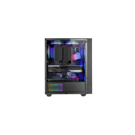 Boîtier tour ATX Mars Gaming MC-AIR - 4 ventilateurs FRGB 120 mm - Grille avant en métal - Double compartiment - 7 emplacements