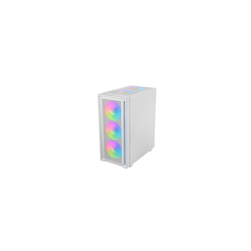 Boîtier tour ATX Mars Gaming MC-AIR - 4 ventilateurs FRGB 120 mm - Grille avant en métal - Double compartiment - 7 emplacements