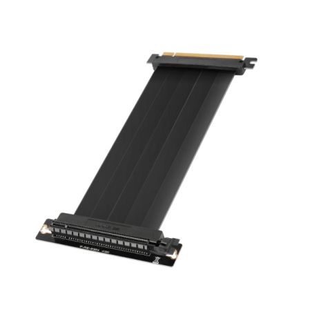 Câble d'extension flexible PCIe 4.0 x16 Mars Gaming MCA-PCIE40 - Blindage EMI - Connecteur femelle à 90° - Longueur : 30 cm - No