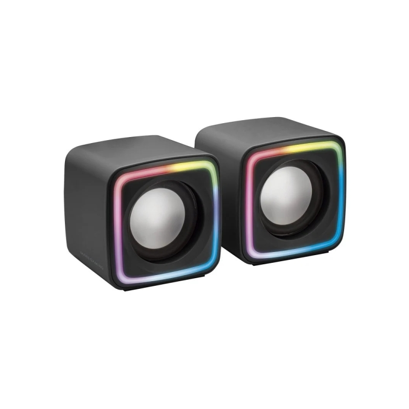 Boîtier tour Mars Gaming MC-CUBE Micro-ATX/Mini-ITX - Panneaux avant et latéraux en verre trempé continu - Ventilateur ARGB 120