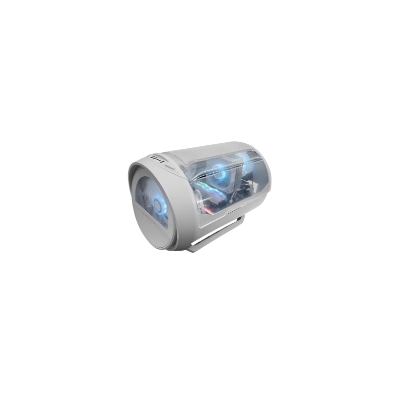 Boîtier tour ultra-compact Mars Gaming MC-CYLON - Ventilateur avant RGB Chroma 200 mm - Ventilateur arrière 120 mm - Compatible