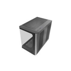 Boîtier tour ATX Mars Gaming MC-FUSION - Verre trempé incurvé continu - Compatible refroidissement liquide - Jusqu'à 10 ventilat