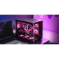 Boîtier tour ultra-compact Mars Gaming MC-FUSIONM - Compatible MicroATX/Mini-ITX - Verre trempé incurvé - Jusqu'à 10 ventilateur