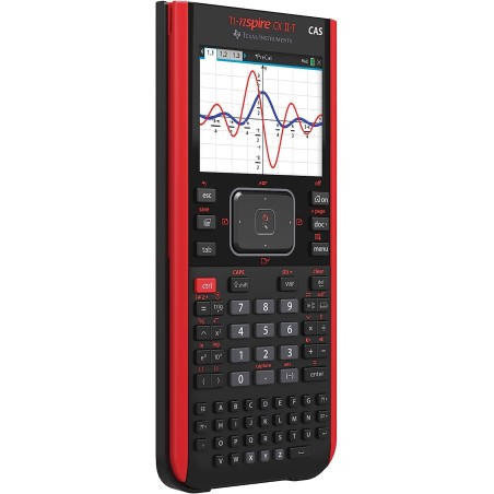 Calculatrice graphique TI-Nspire CX II-T CAS Texas Instruments rouge