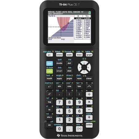 Calculatrice graphique noire écran couleur