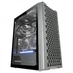 Boitier Professionnel Mars Gaming MC-iPRO - Verre Trempé - Flux d'Air Supérieur - Compatible ATX - Gestion des Câbles - Connecti