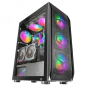 Boîtier PC Mars Gaming MC-KX - Refroidissement maximum avec 5 ventilateurs - Système CPU FREEZER - Compatible refroidissement li