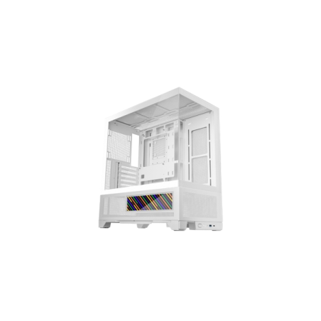 Boîtier tour ATX Mars Gaming MC-LCDX - Écran IPS personnalisable 9,6" - Verre trempé incurvé continu - Panneau inférieur entière