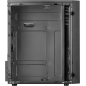 Mars Gaming MCM Micro ATX, Mini-ITX Mini Tower Case - Panneau latéral en acrylique - Éclairage RVB - Taille du disque dur 2,5",