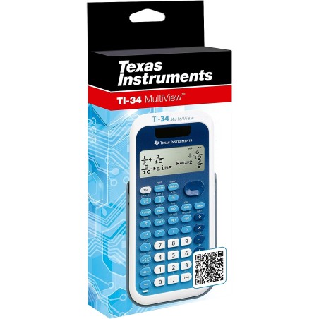 Calculatrice scientifique Texas Instruments TI-34 MultiView blanc