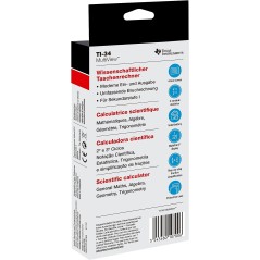 Emballage calculatrice TI-34 MultiView
