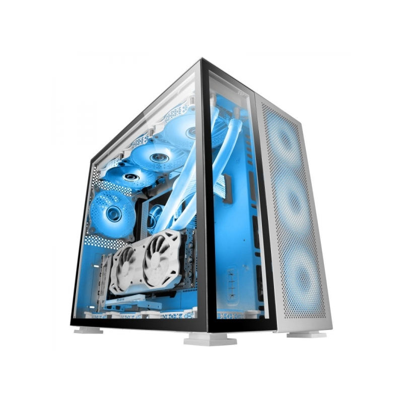Boîtier de jeu Mars Gaming MC-NOVA - Aluminium aérospatial - Double verre trempé - Support 12 ventilateurs - Structure modulaire
