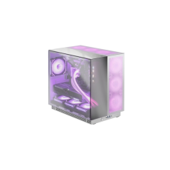 Boîtier tour E-ATX Mars Gaming MC-NOVA3 - Aluminium de qualité aérospatiale - Triple vitrage chromé - 7 emplacements d'extension