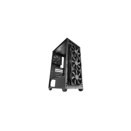 Boîtier tour ATX Mars Gaming MC-PMAX - 4 ventilateurs FDB 120 mm - Grille avant en métal - Double compartiment - 7 emplacements