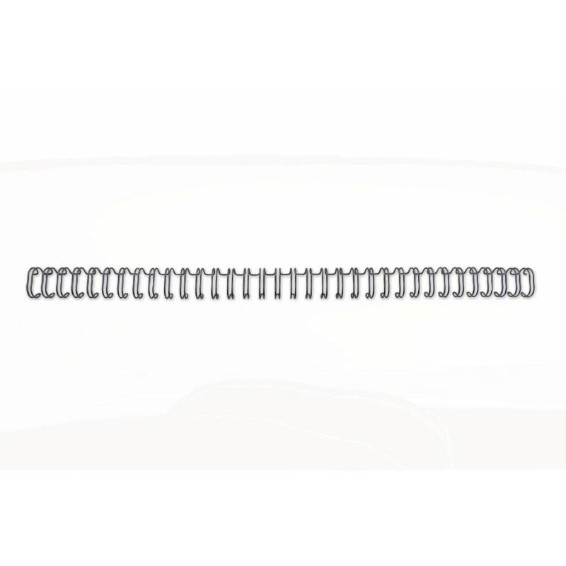 GBC Wirebind Fil Reliure 9.5mm - A4 Noir (100) - Professionnel Durable Flexible - Couleur Noire