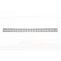 GBC Wirebind Fil Reliure 9.5mm - A4 Noir (100) - Professionnel Durable Flexible - Couleur Noire