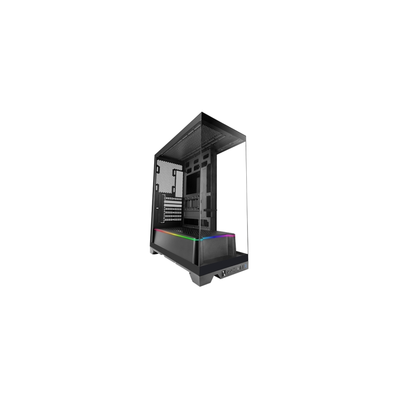 Boîtier tour ATX Mars Gaming MC-PRISMA - Éclairage ARGB latéral et frontal - Triple panneau en verre trempé - Compatible refroid