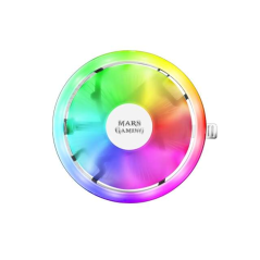 Ventilateur CPU Mars Gaming 120 mm avec dissipateur thermique - Éclairage RVB - Max. 2000 tr/min