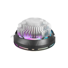Ventilateur CPU Mars Gaming 120 mm avec dissipateur thermique - Éclairage RVB - Max. 2000 tr/min