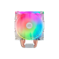 Ventilateur CPU Mars Gaming Dual 120 mm avec dissipateur thermique - Éclairage ARGB - Jusqu'à 220 W - Vitesse max. 1600 tr/min -