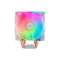 Ventilateur CPU Mars Gaming Dual 120 mm avec dissipateur thermique - Éclairage ARGB - Jusqu'à 220 W - Vitesse max. 1600 tr/min -
