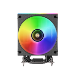 Refroidisseur de processeur Mars Gaming MCPU-LCD - TDP jusqu'à 300 W - 6 caloducs HCT - Ventilateur FDB PWM 120 mm - Écran LCD -