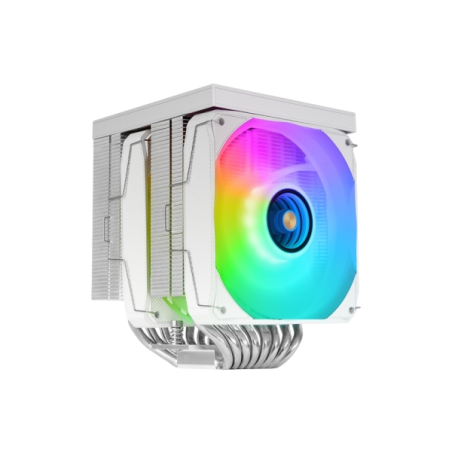 Refroidisseur de processeur Mars Gaming MCPU-LCDPRO - TDP jusqu'à 380 W - 8 caloducs - 2 ventilateurs FDB PWM de 120 mm - 2 300