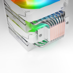 Refroidisseur de processeur Mars Gaming MCPU-LCDPRO - TDP jusqu'à 380 W - 8 caloducs - 2 ventilateurs FDB PWM de 120 mm - 2 300