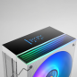 Refroidisseur de processeur Mars Gaming MCPU-LCD - TDP jusqu'à 300 W - 6 caloducs HCT - Ventilateur FDB PWM 120 mm - Écran LCD -