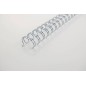 GBC Wirebind Wire Bind 3:1 No.5, 8mm - A4 Noir (100) - Durable - Protection espacée de précision - Construction à double boucle