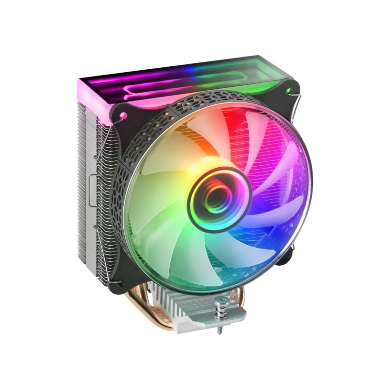 Dissipateur thermique pour processeur Mars Gaming MCPU-VR - Prend en charge jusqu'à 180 W TDP - Double miroir infini ARGB - Mult