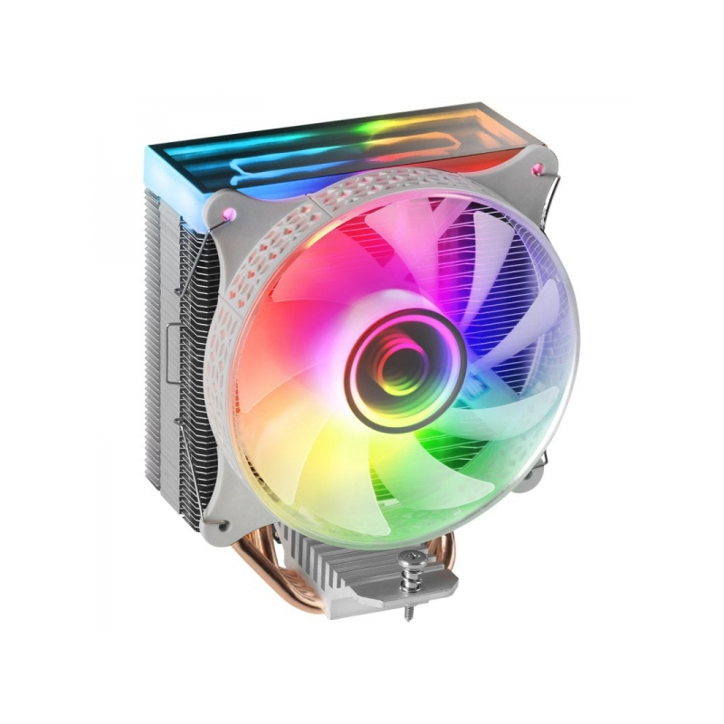 Mars Gaming MCPU-VR ARGB Dissipateur thermique - Prend en charge les processeurs jusqu'à 180 W - Double miroir infini - Large co