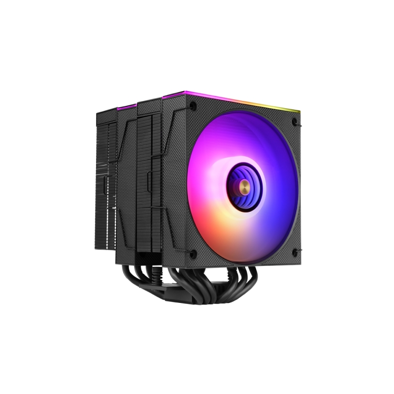Refroidisseur de processeur Mars Gaming MCPU-X26 - TDP jusqu'à 350 W - 6 caloducs - Silencieux - 2 ventilateurs PWM 120 mm - 2 6