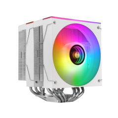 Refroidisseur de processeur Mars Gaming MCPU-X26 - TDP jusqu'à 350 W - 6 caloducs - Silencieux - 2 ventilateurs PWM 120 mm - 2 6