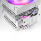 Refroidisseur de processeur Mars Gaming MCPU-X26 - TDP jusqu'à 350 W - 6 caloducs - Silencieux - 2 ventilateurs PWM 120 mm - 2 6
