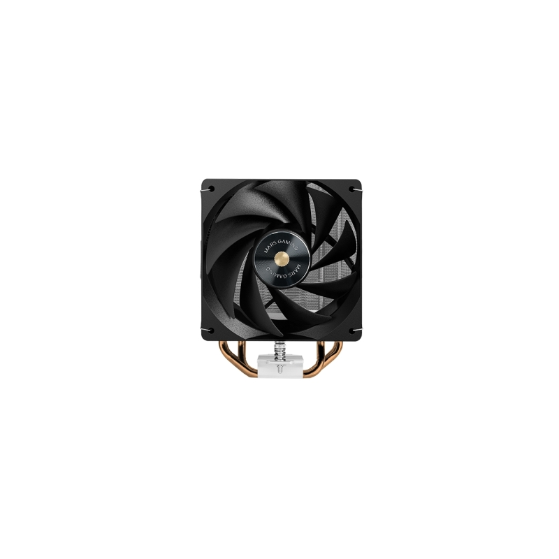 Refroidisseur de processeur Mars Gaming MCPU-X4 (230 W) - Ventilateur PWM 120 mm - 4 caloducs HCT - Ailettes en aluminium - 120