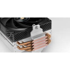 Refroidisseur de processeur Mars Gaming MCPU-X4 (230 W) - Ventilateur PWM 120 mm - 4 caloducs HCT - Ailettes en aluminium - 120