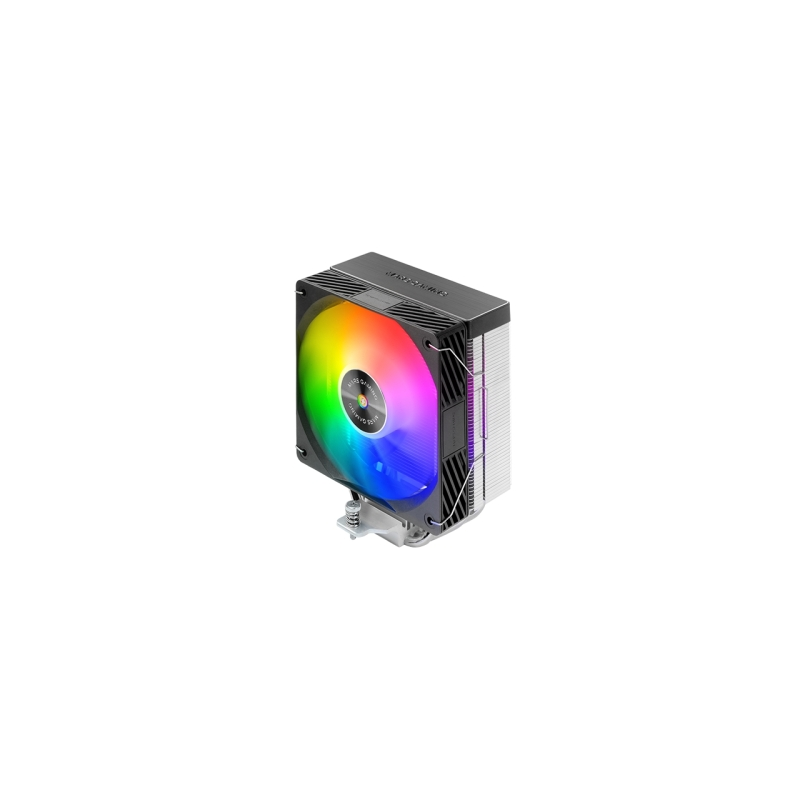 Refroidisseur de processeur Mars Gaming MCPU-X4ARGB (220 W) - Ventilateur PWM 120 mm - Éclairage ARGB - 4 caloducs HCT - Noir