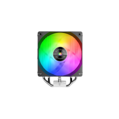 Refroidisseur de processeur Mars Gaming MCPU-X4ARGB (220 W) - Ventilateur PWM 120 mm - Éclairage ARGB - 4 caloducs HCT - Noir