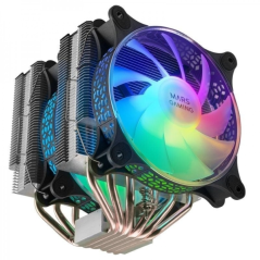 Dissipateur thermique Mars Gaming MCPU-XT - Performances extrêmes 300W TDP - Double tour - 6 caloducs HCT - Compatible ARGB - Mu