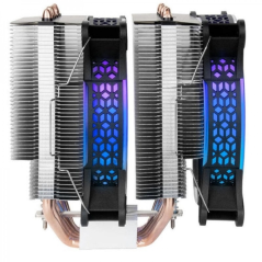 Dissipateur thermique Mars Gaming MCPU-XT - Performances extrêmes 300W TDP - Double tour - 6 caloducs HCT - Compatible ARGB - Mu