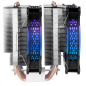 Dissipateur thermique Mars Gaming MCPU-XT - Performances extrêmes 300W TDP - Double tour - 6 caloducs HCT - Compatible ARGB - Mu