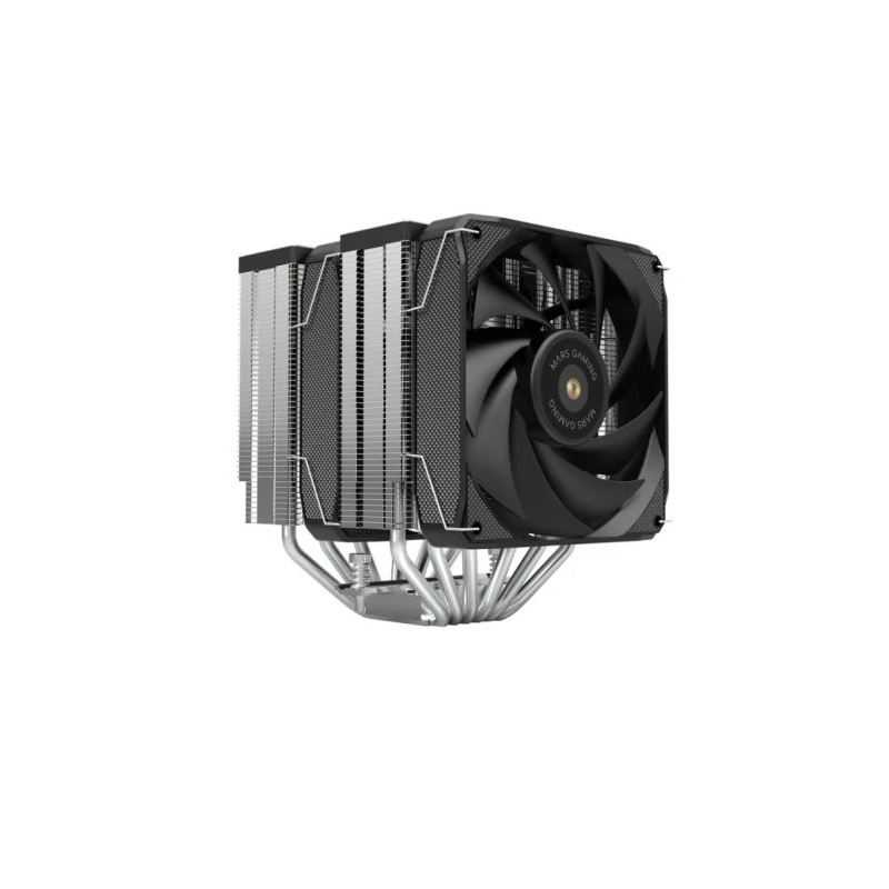 Dissipateur thermique pour processeur Mars Gaming MCPU-XU6 - Double Tour - Ventilateurs hybrides ultra-silencieux - 6 caloducs e