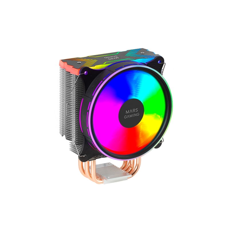 Dissipateur CPU Mars Gaming MCPUXU9 - Double Tour - Ventilateurs hybrides ultra-silencieux - 9 caloducs en cuivre - HCT Ultra ju