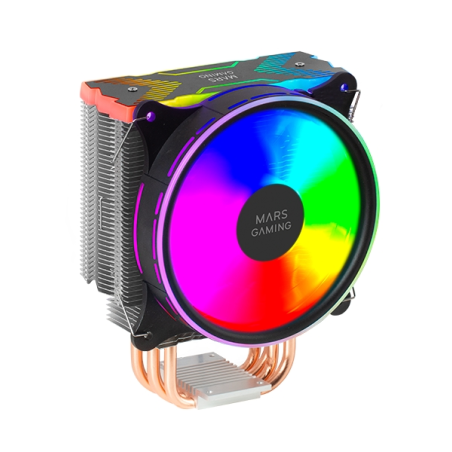 Dissipateur CPU Mars Gaming MCPUXU9 - Double Tour - Ventilateurs hybrides ultra-silencieux - 9 caloducs en cuivre - HCT Ultra ju